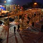 Новогодняя декорация на Софийской площади, г.Киев