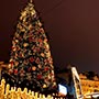 Новогодняя декорация на Софийской площади, г.Киев